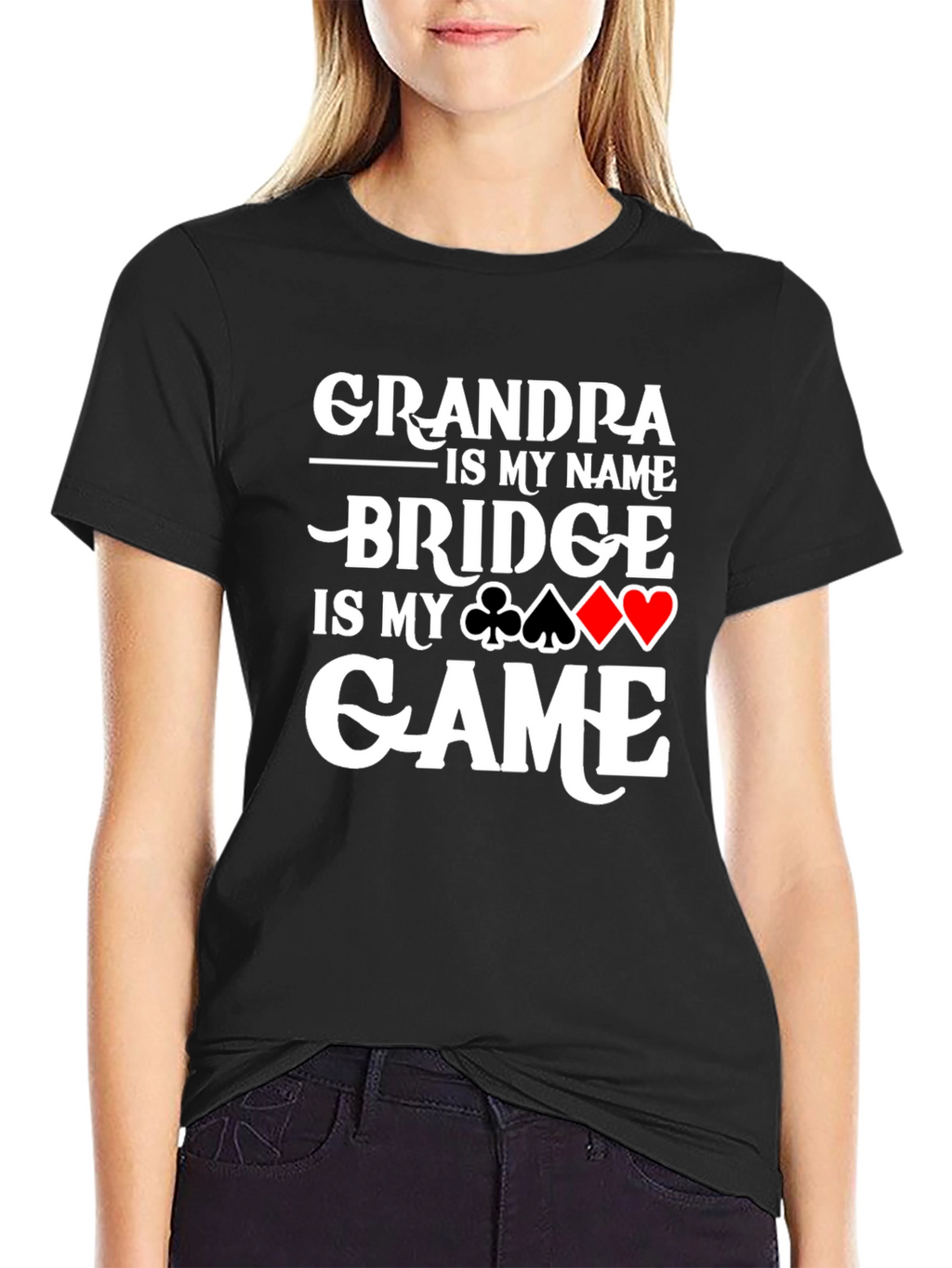 Grandpa Bridge is My Game T-Shirt Card Player Gift