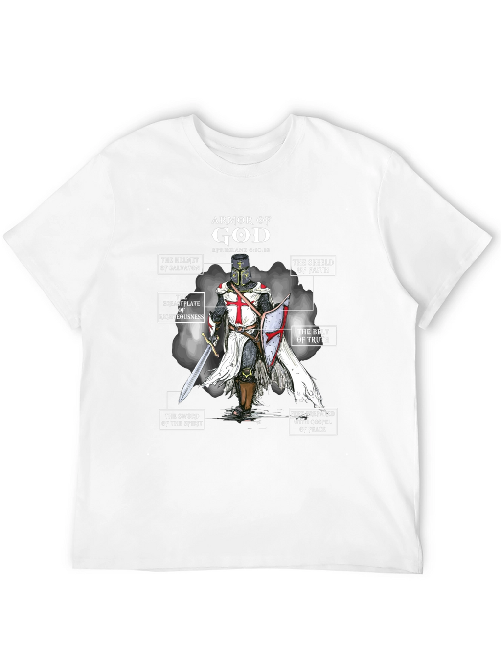 Armor of God T-Shirt - Christian Knight Tee
