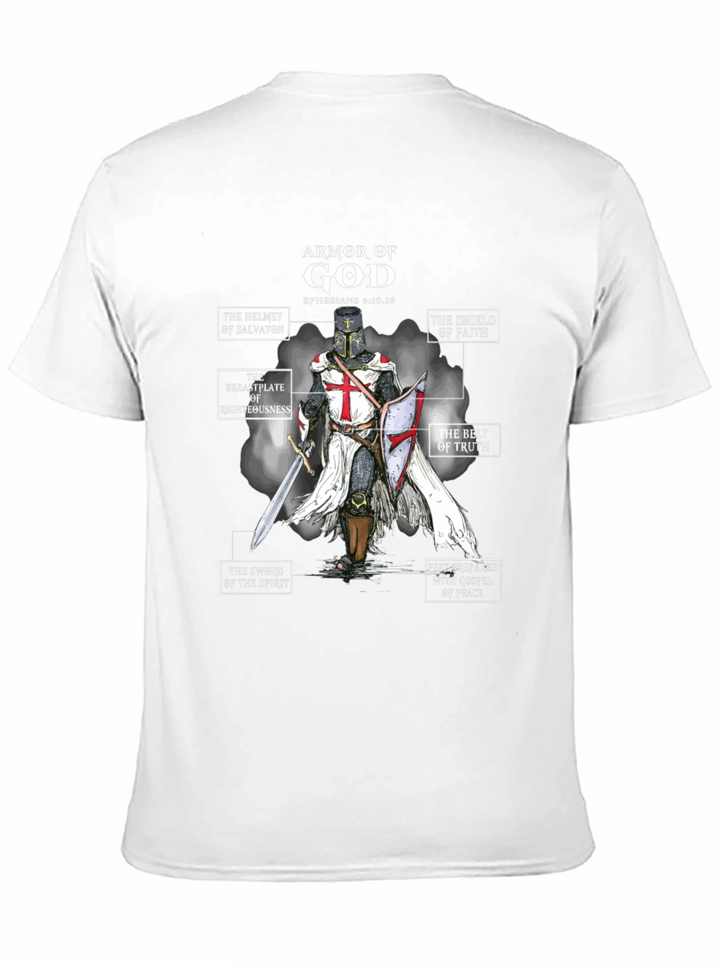 Armor of God T-Shirt - Christian Knight Tee