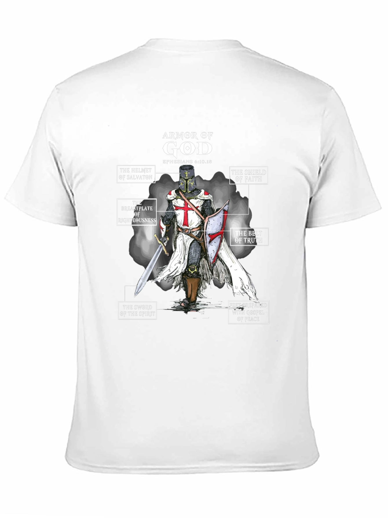 Armor of God T-Shirt - Christian Knight Tee