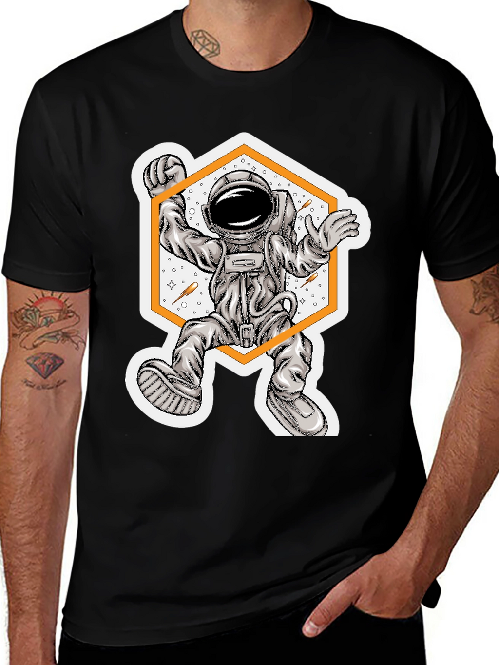 Astronaut Graphic Tee - Space Adventure
