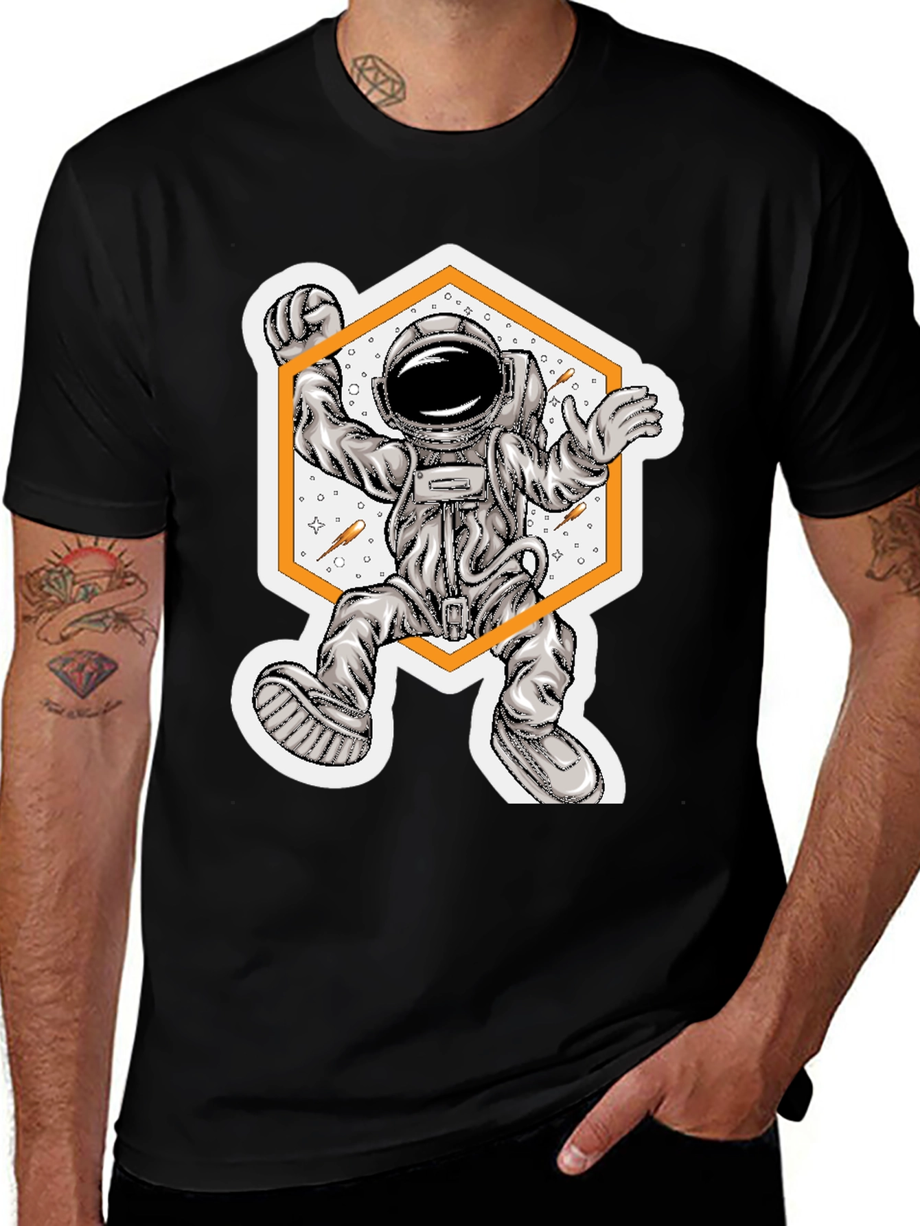 Astronaut Graphic Tee - Space Adventure
