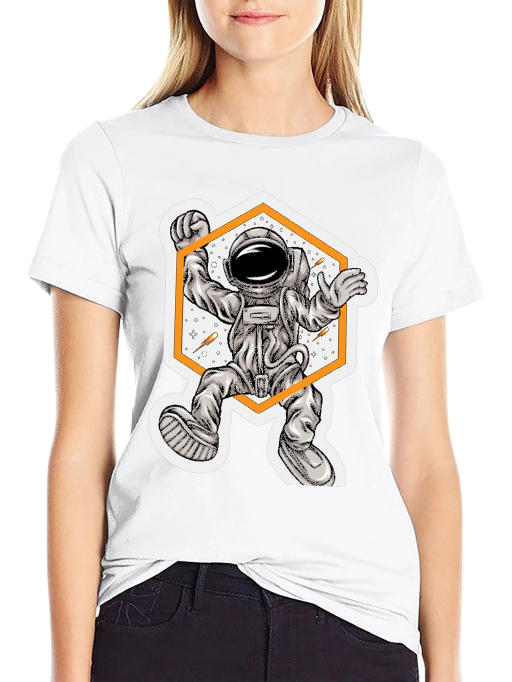 Astronaut Graphic Tee - Space Adventure