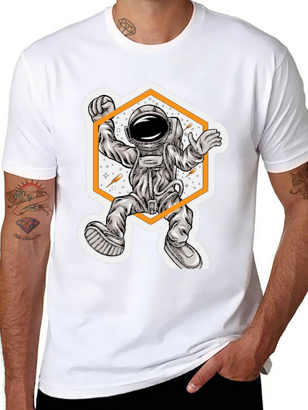 Astronaut Graphic Tee - Space Adventure