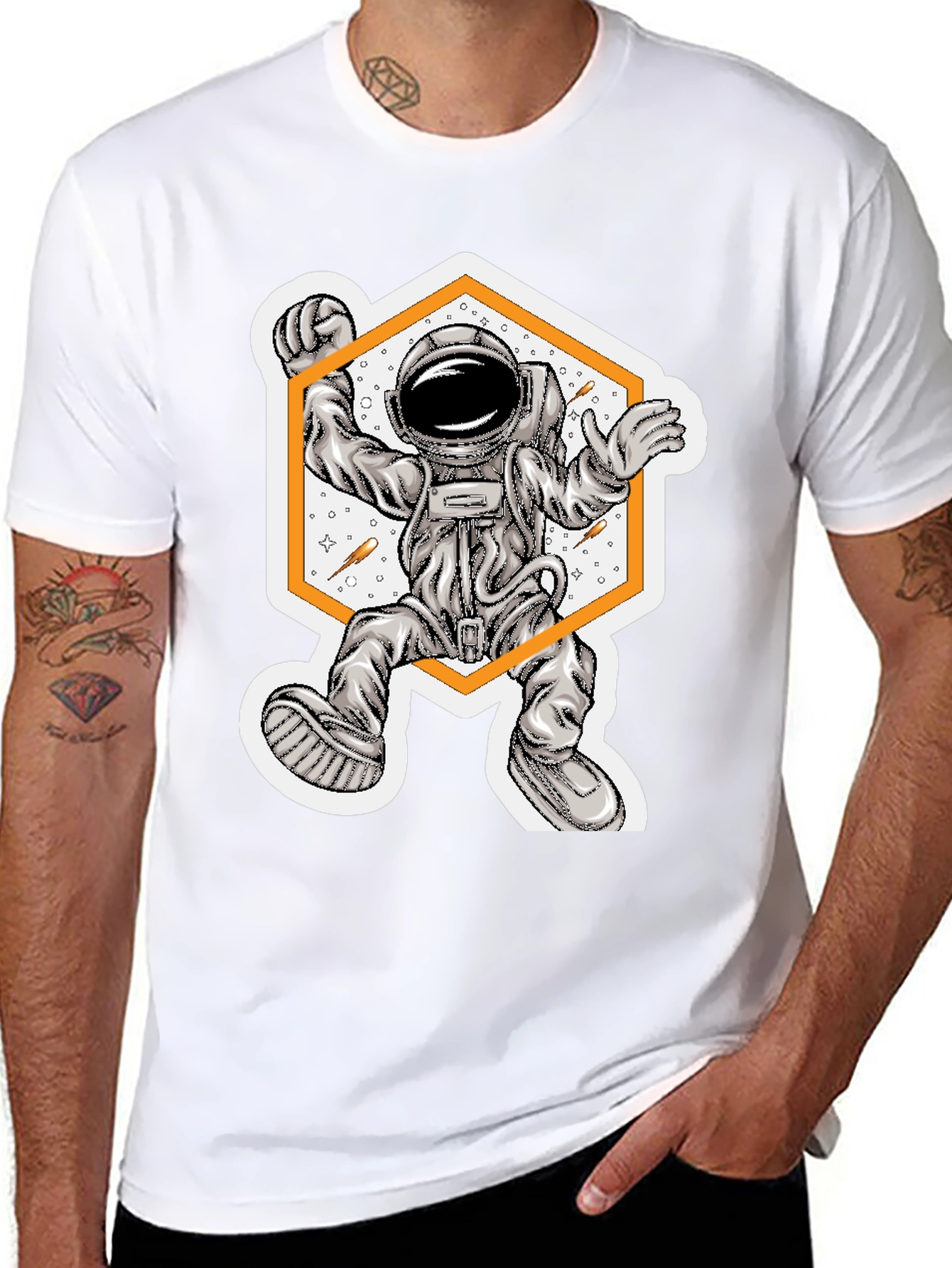 Astronaut Graphic Tee - Space Adventure