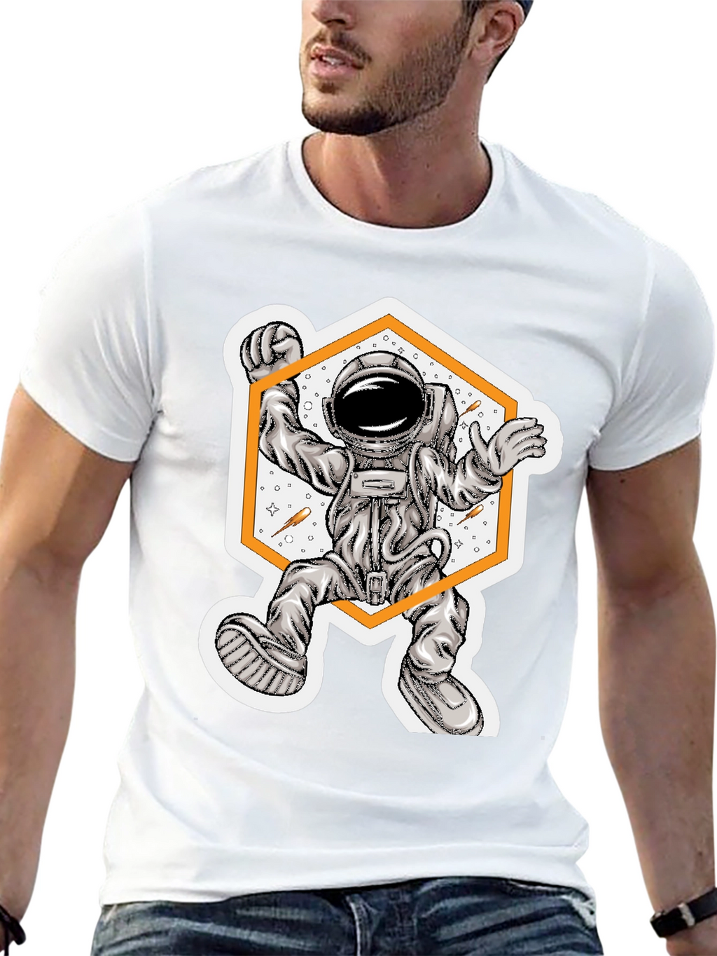 Astronaut Graphic Tee - Space Adventure
