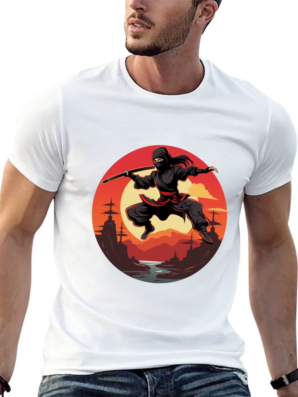 Ninja Warrior Graphic Tee