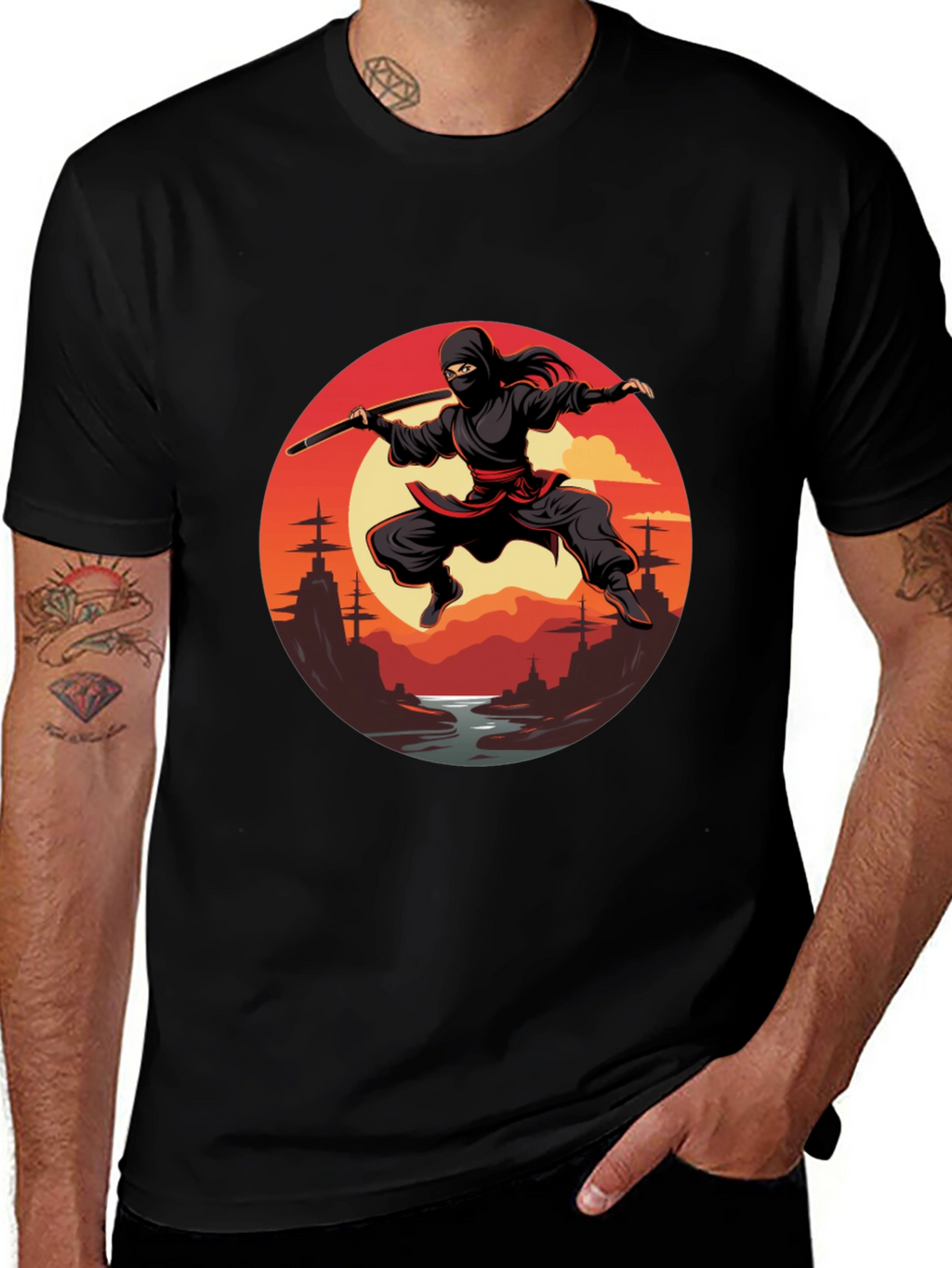 Ninja Warrior Graphic Tee