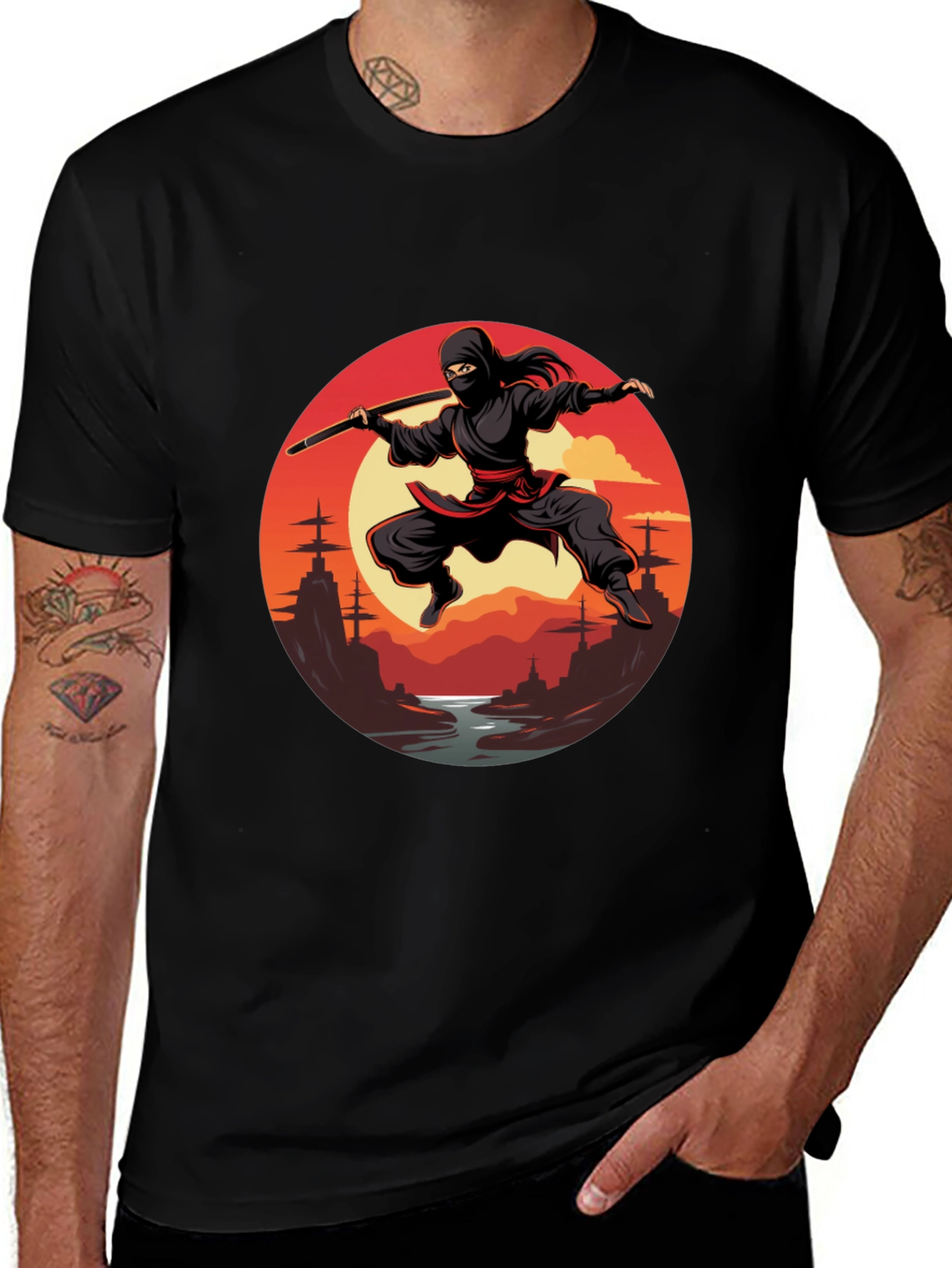 Ninja Warrior Graphic Tee