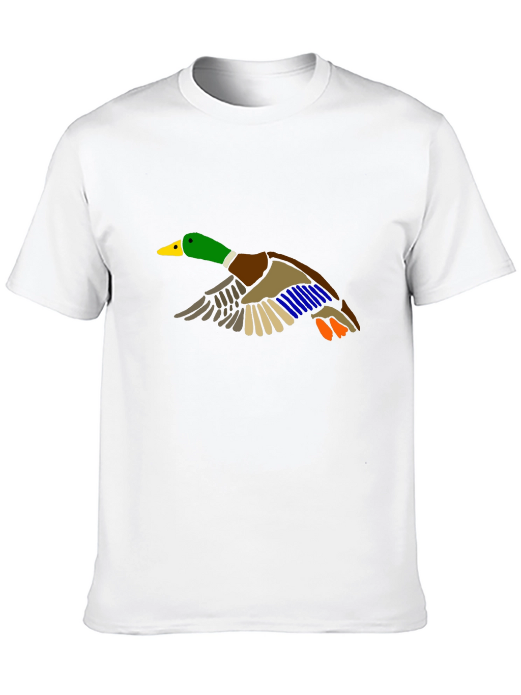 Duck Graphic Black T-Shirt - Mens Short Sleeve