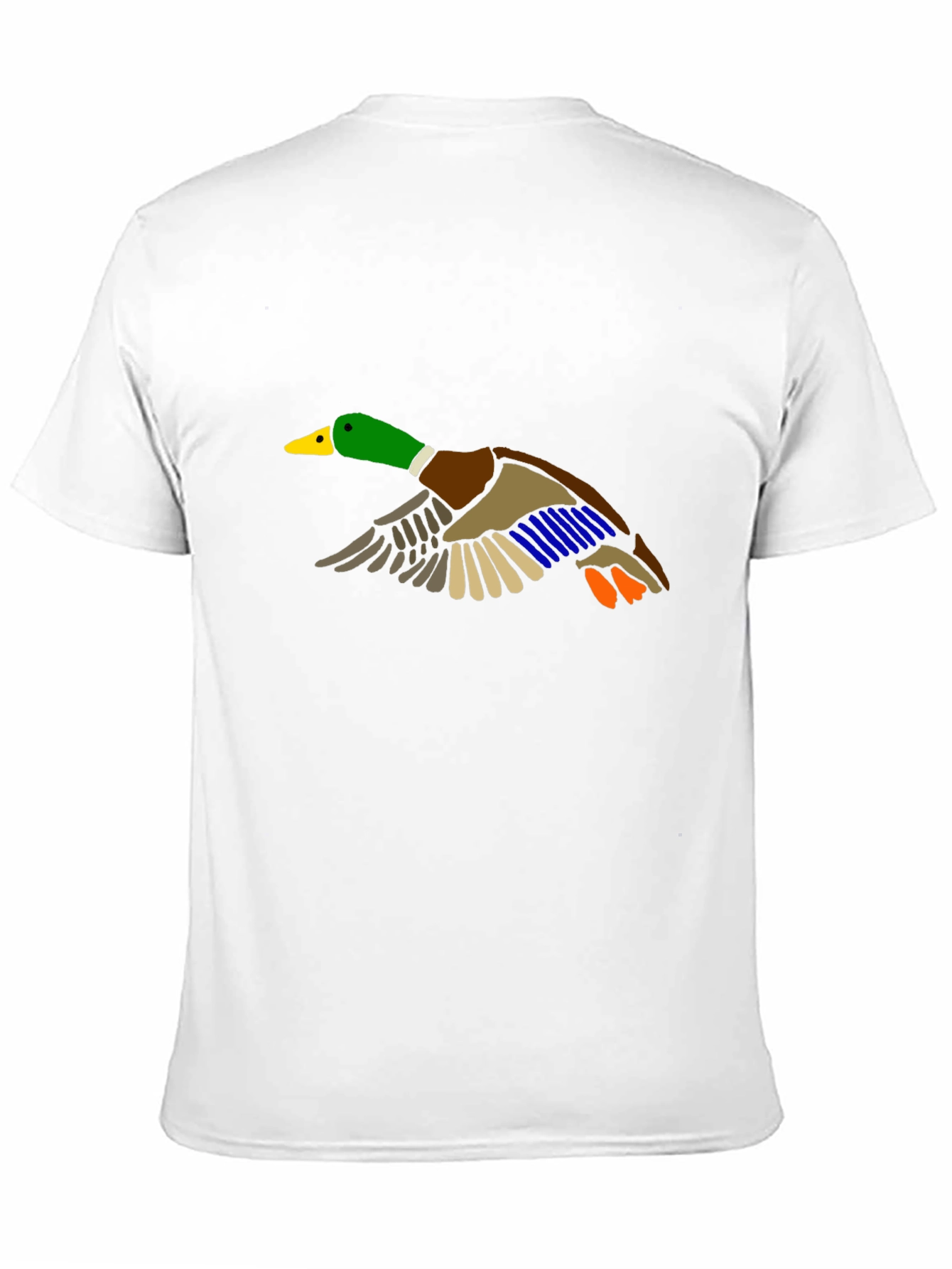 Duck Graphic Black T-Shirt - Mens Short Sleeve