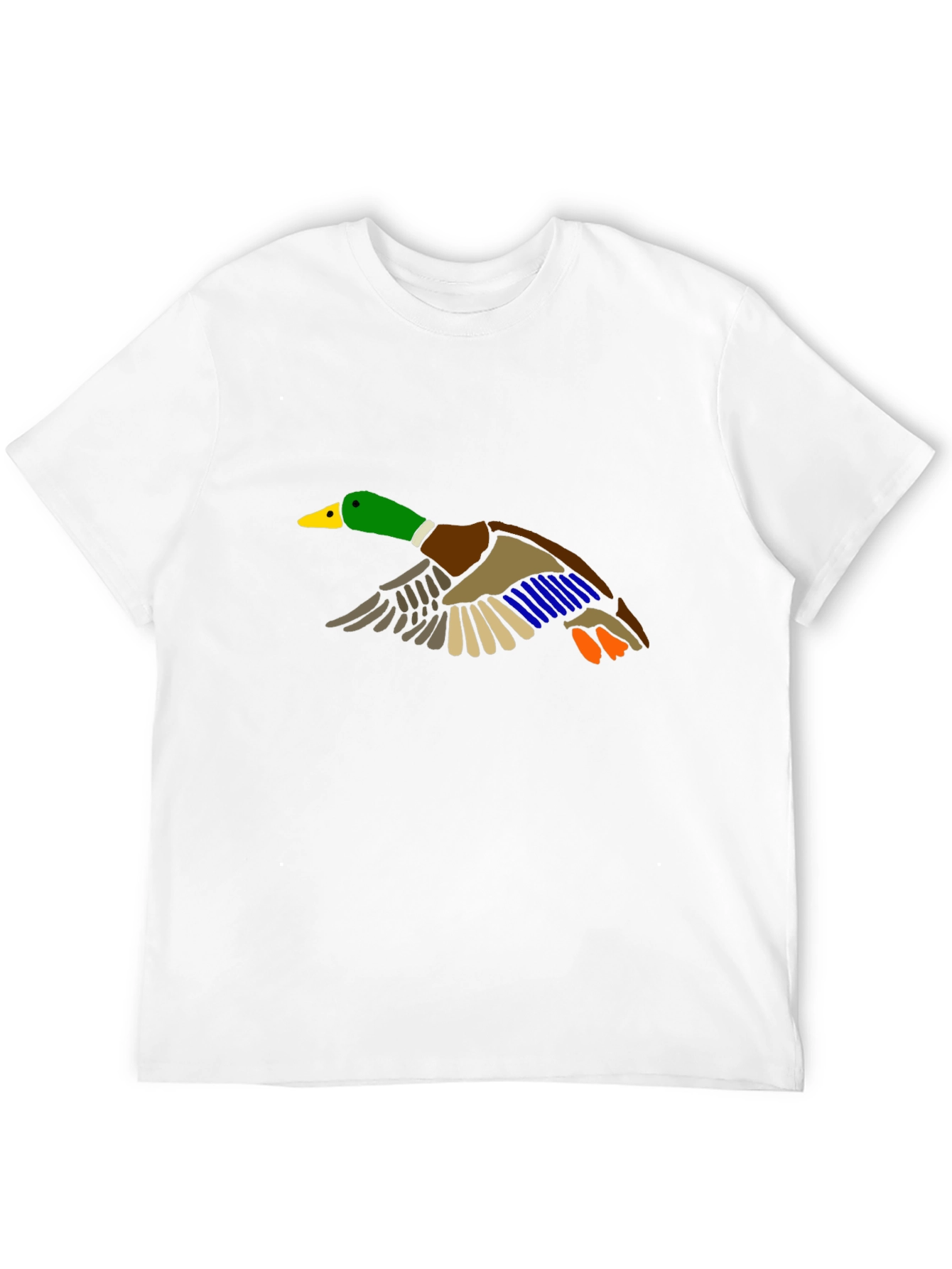 Duck Graphic Black T-Shirt - Mens Short Sleeve