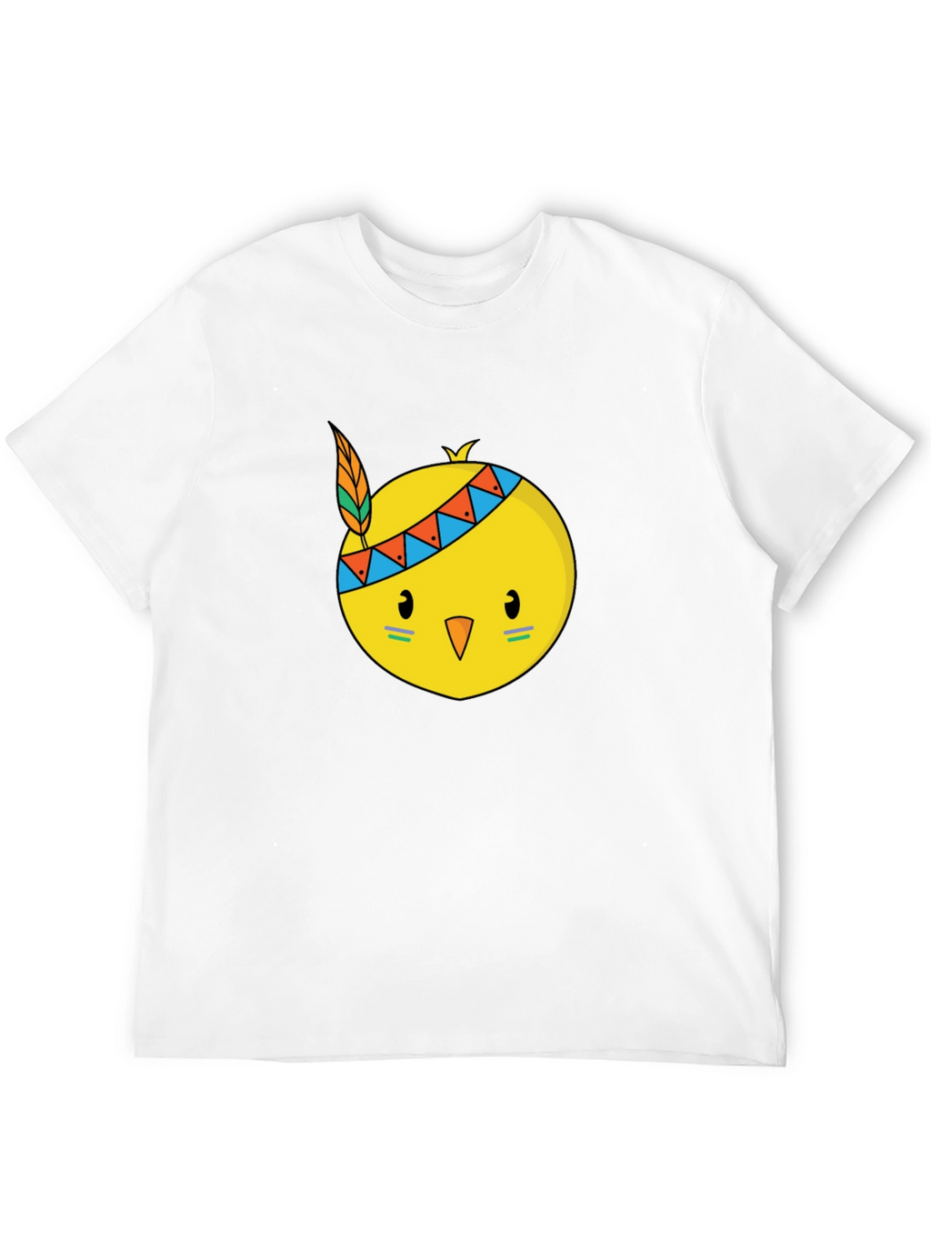Native Chick Graphic Black T-Shirt