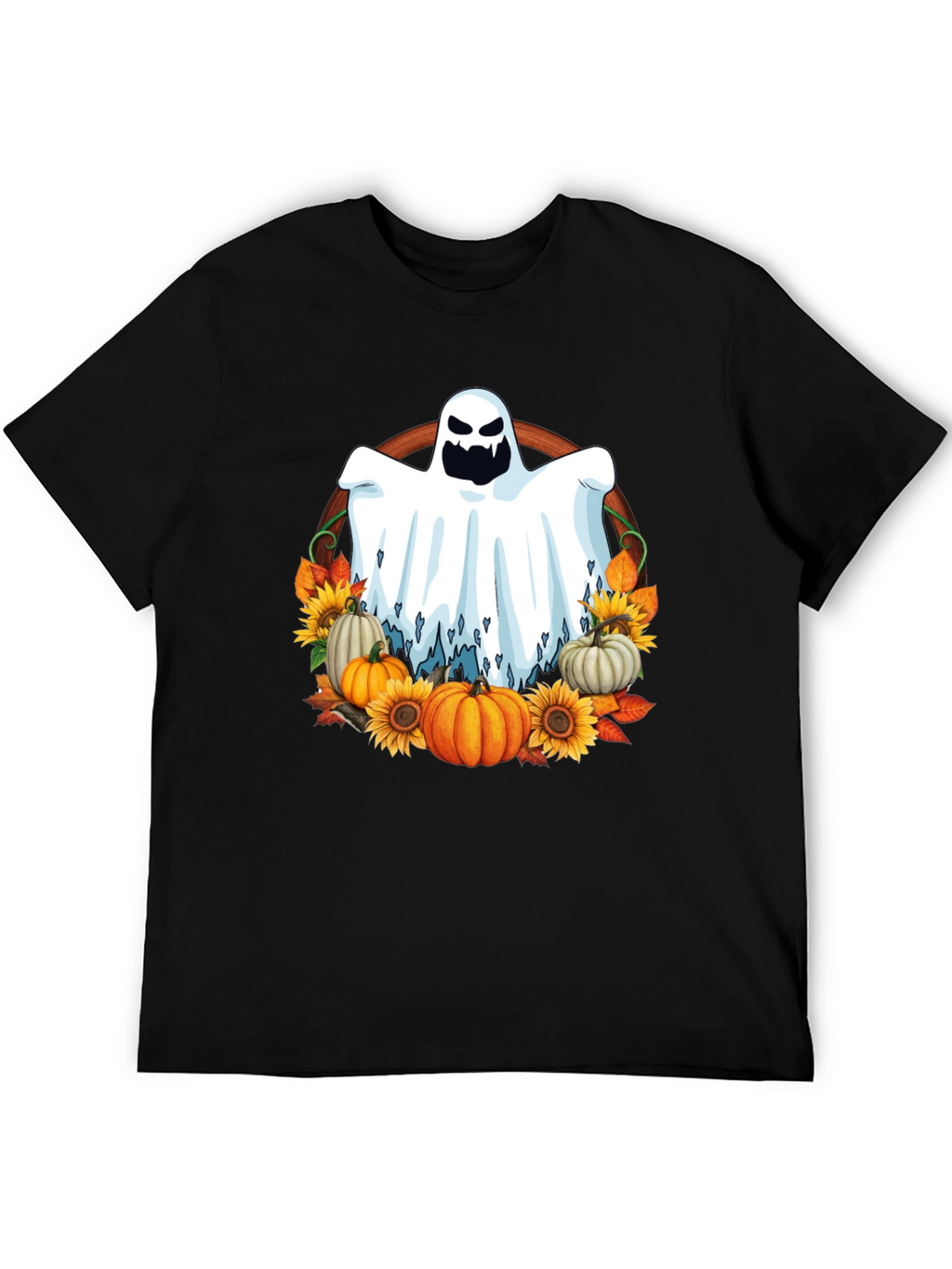 Ghost Pumpkin Halloween T-Shirt