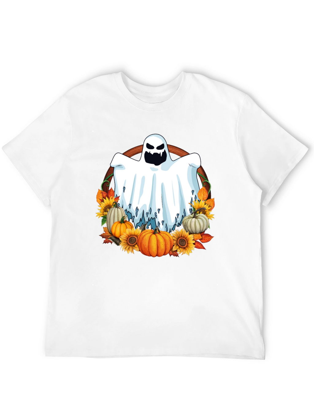 Ghost Pumpkin Halloween T-Shirt
