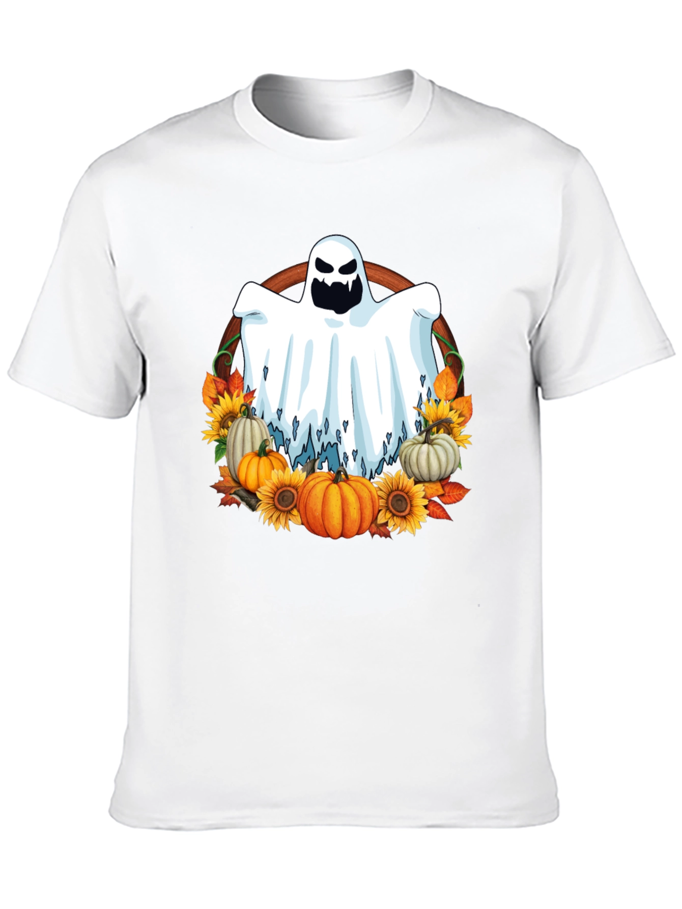 Ghost Pumpkin Halloween T-Shirt