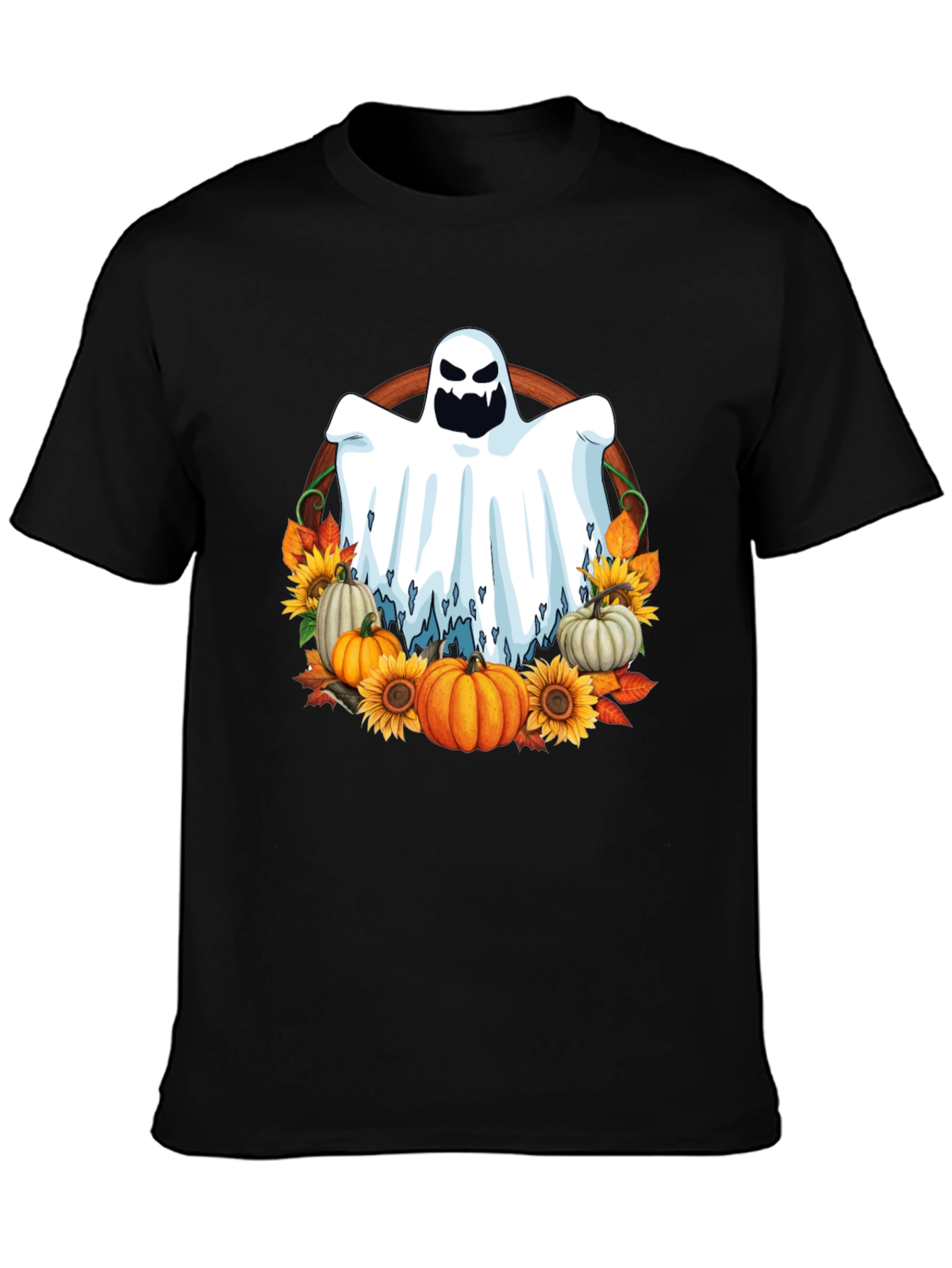 Ghost Pumpkin Halloween T-Shirt