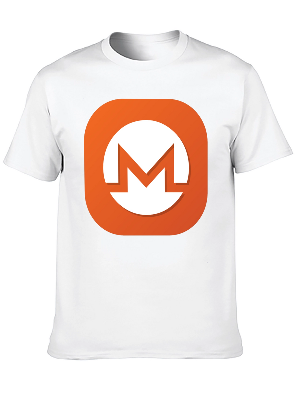 Monero Crypto T-Shirt Black Cotton Blend