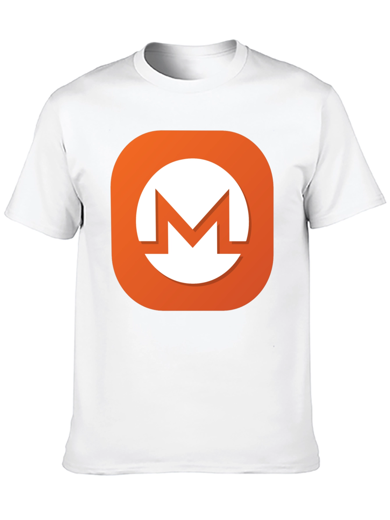 Monero Crypto T-Shirt Black Cotton Blend