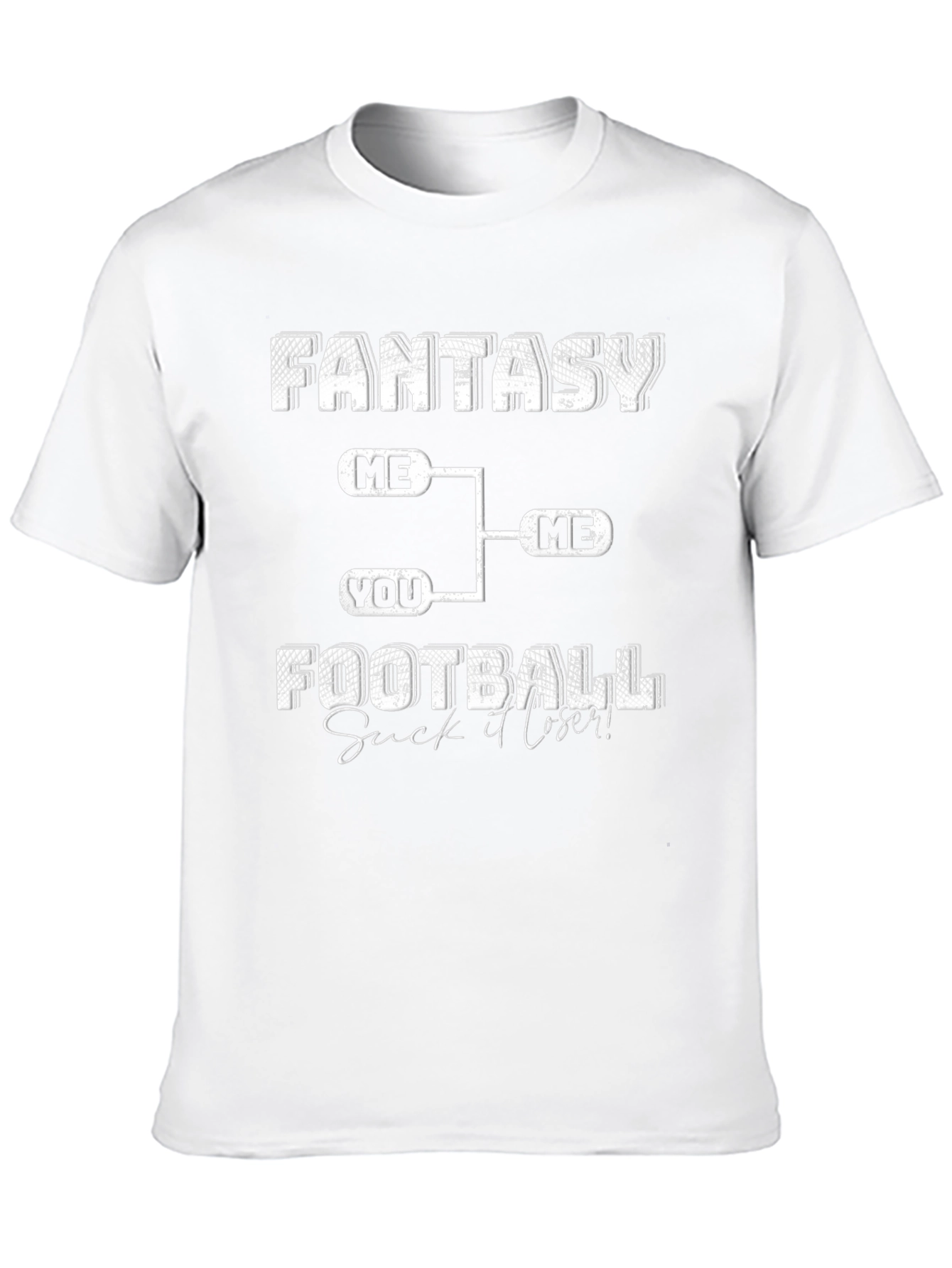 Fantasy Football Loser T-Shirt -  Black Cotton Tee
