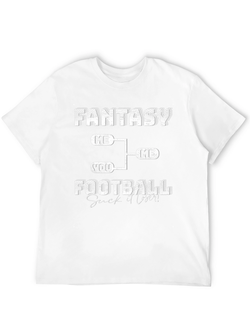 Fantasy Football Loser T-Shirt -  Black Cotton Tee