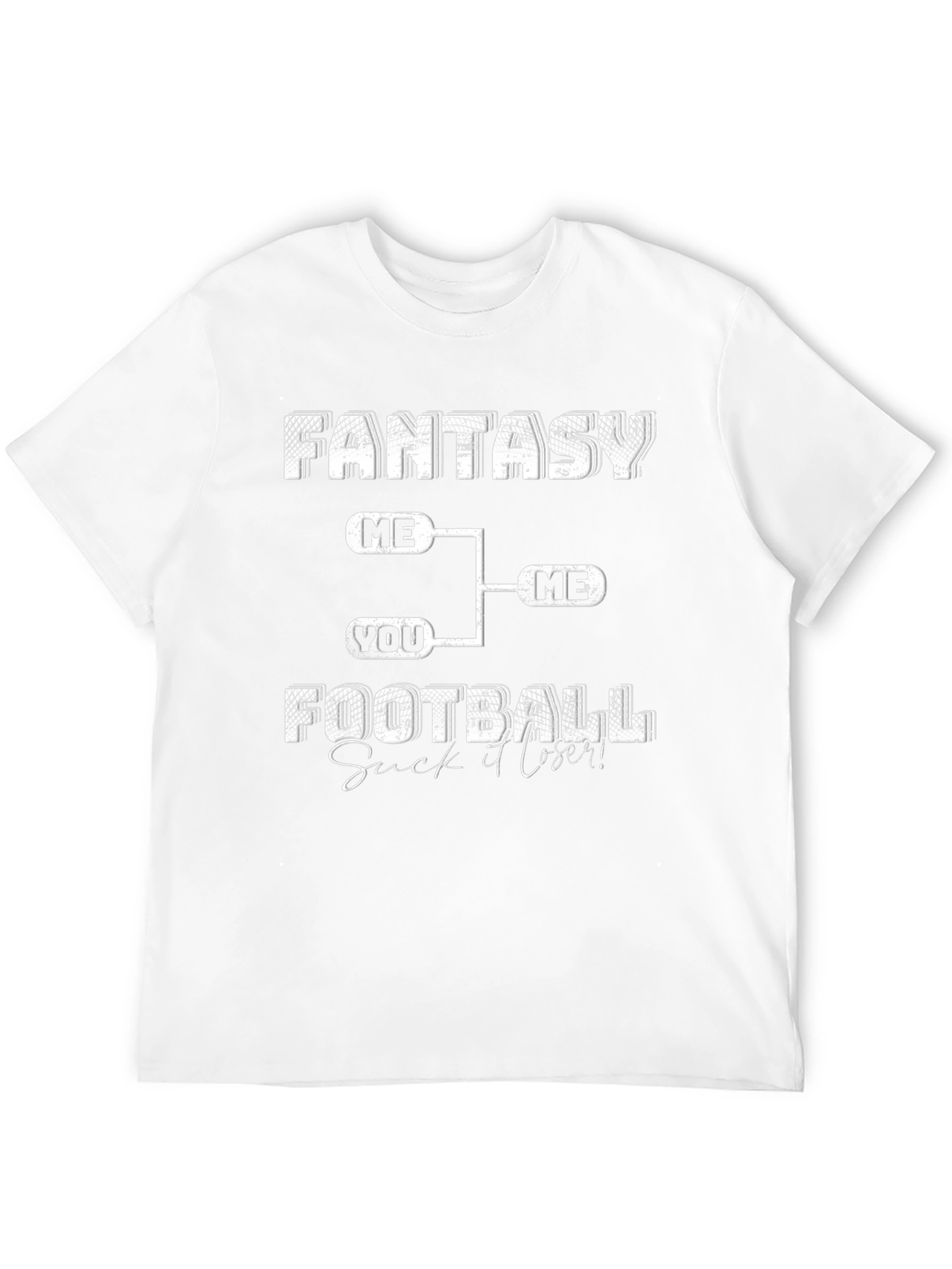 Fantasy Football Loser T-Shirt -  Black Cotton Tee