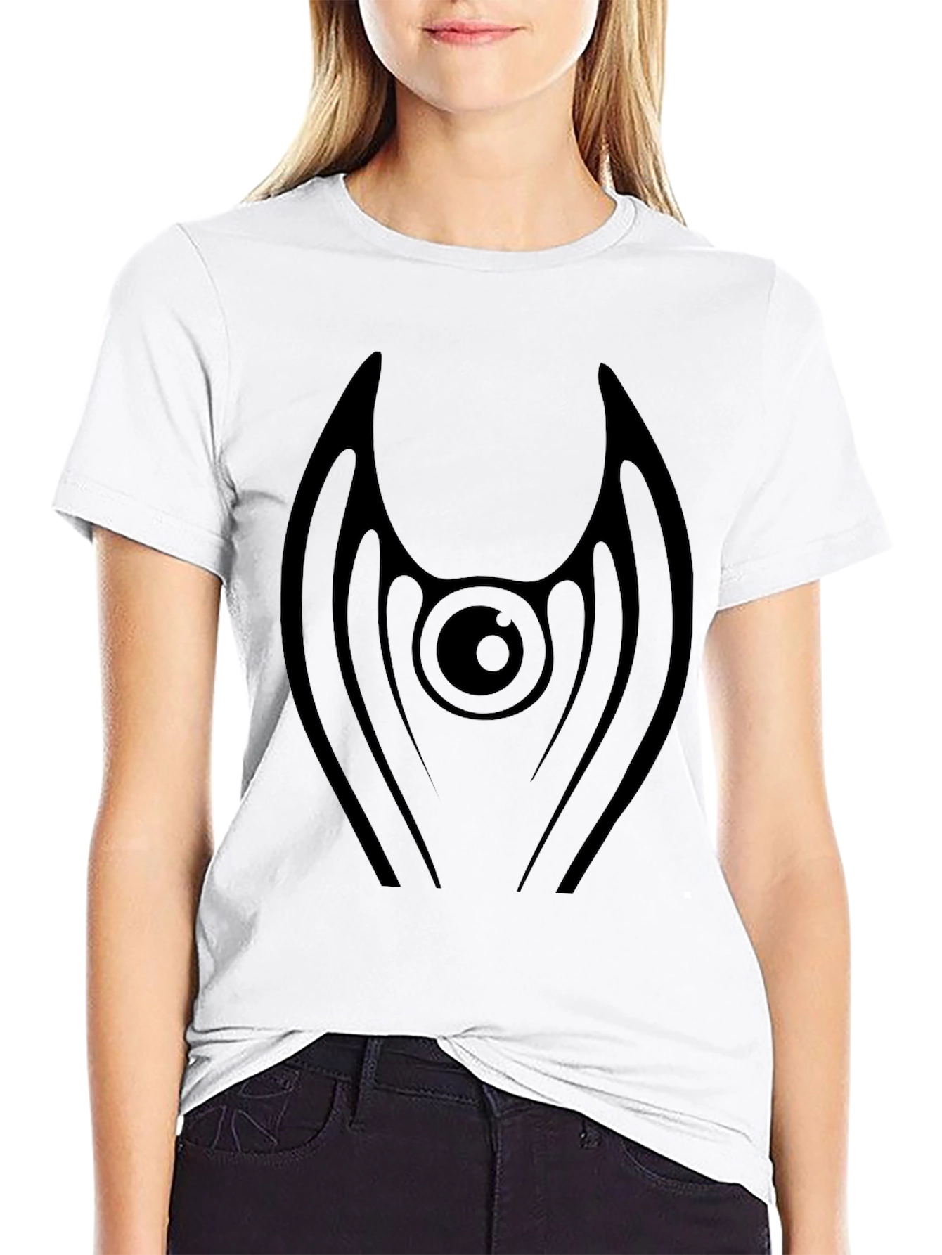 Eye Wing Graphic Black T-Shirt