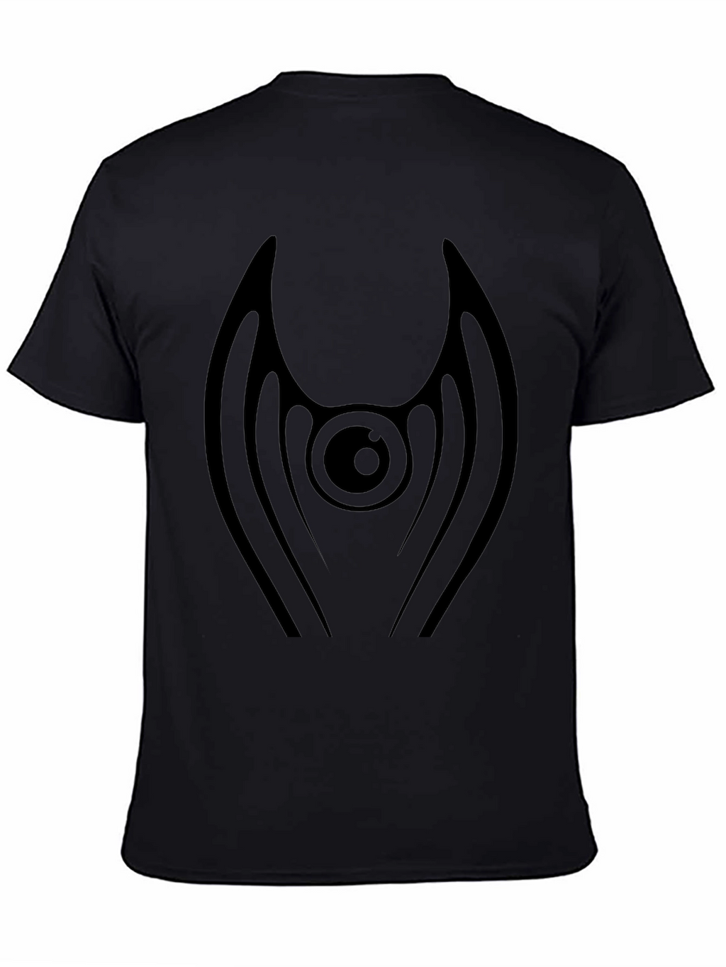 Eye Wing Graphic Black T-Shirt