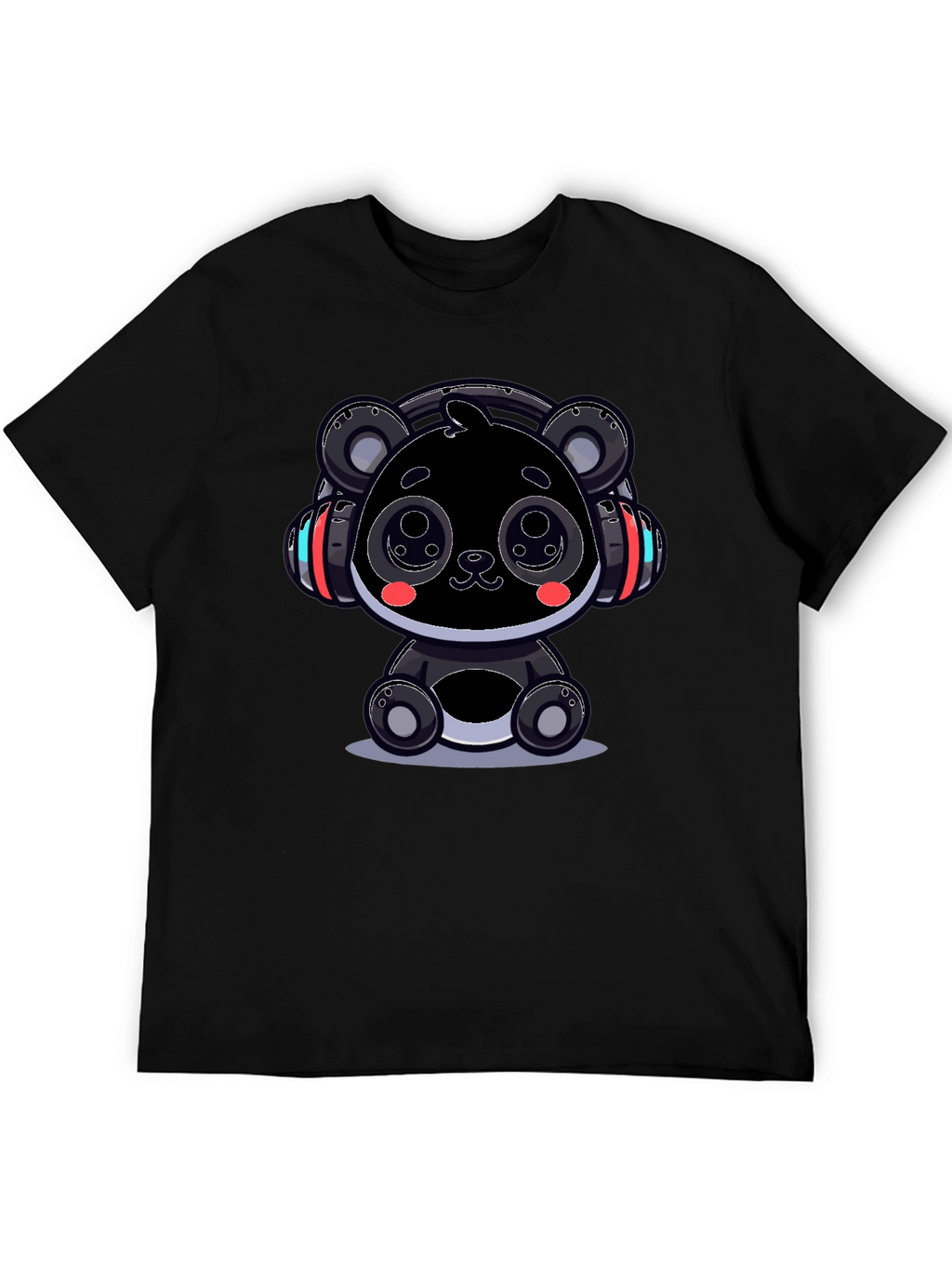 Cool Panda Headphone Graphic Tee
