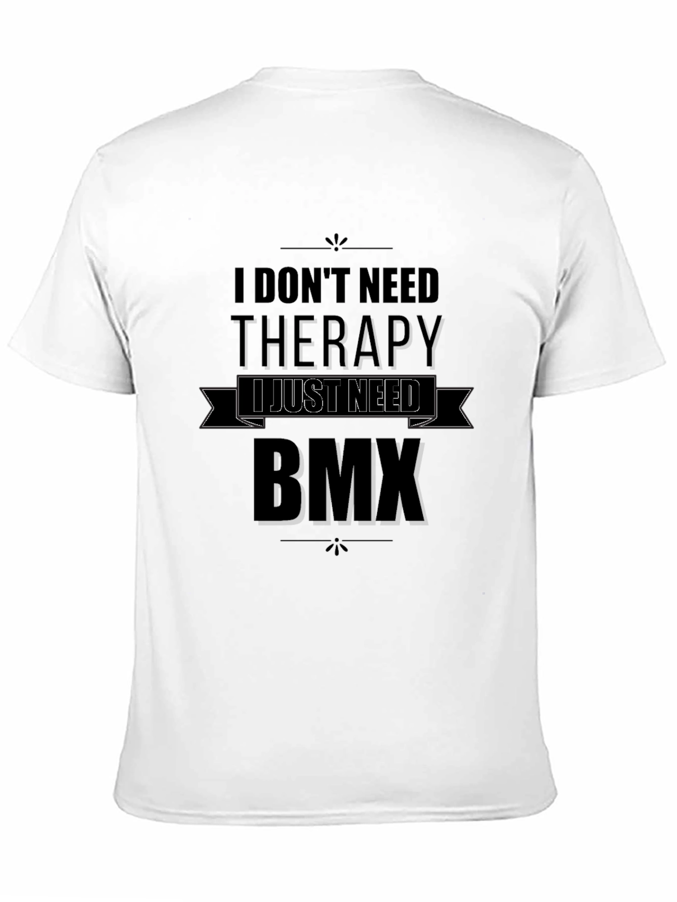 BMX Therapy T-Shirt - Black Graphic Tee