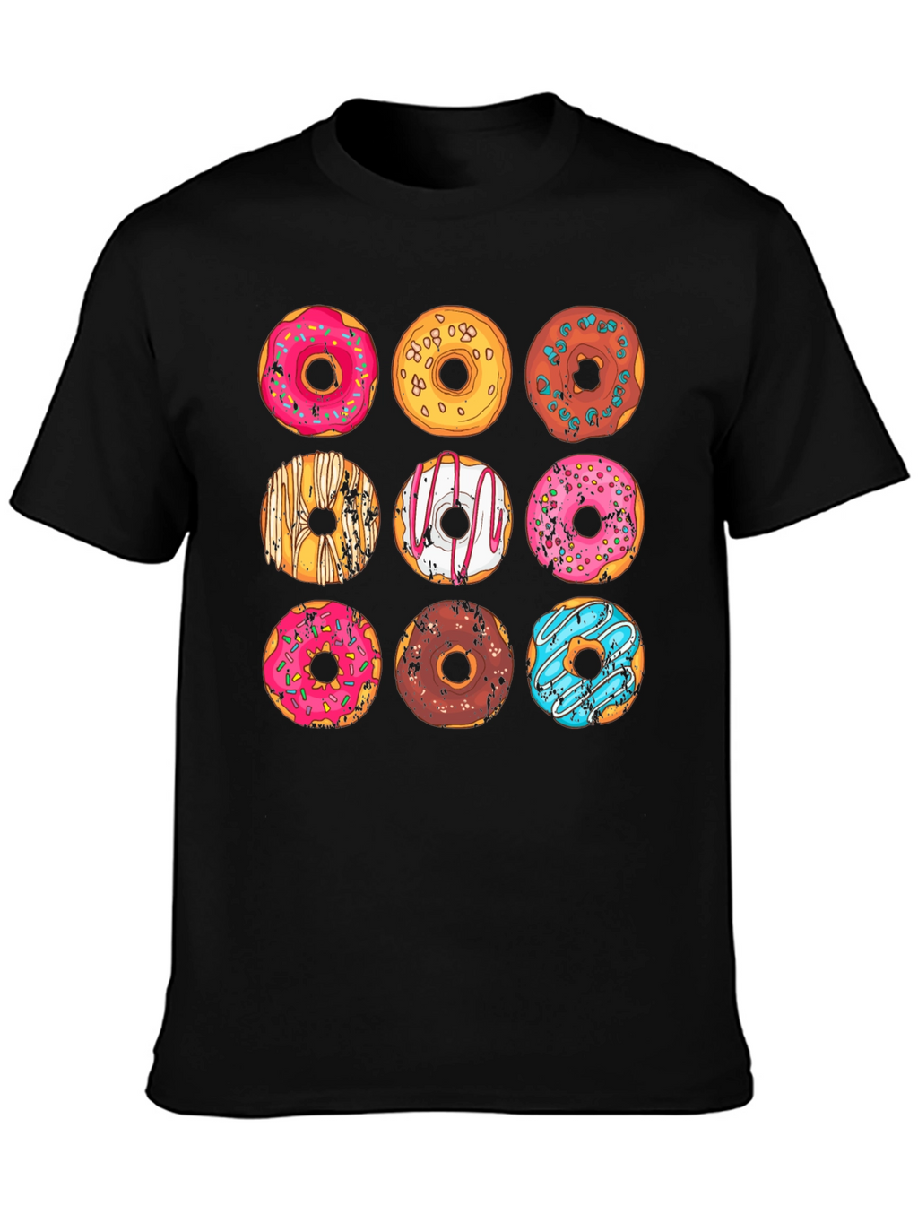 Donut Graphic T-Shirt - Sweet Treat Style!