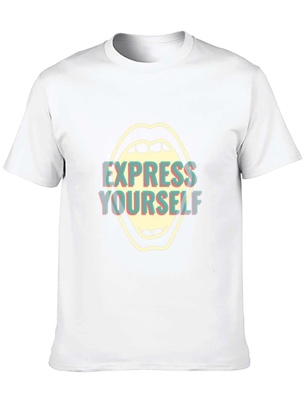 Express Yourself Graphic Tee - Bold Black Shirt