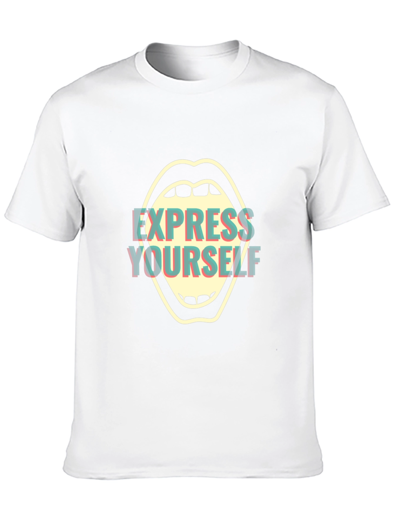 Express Yourself Graphic Tee - Bold Black Shirt