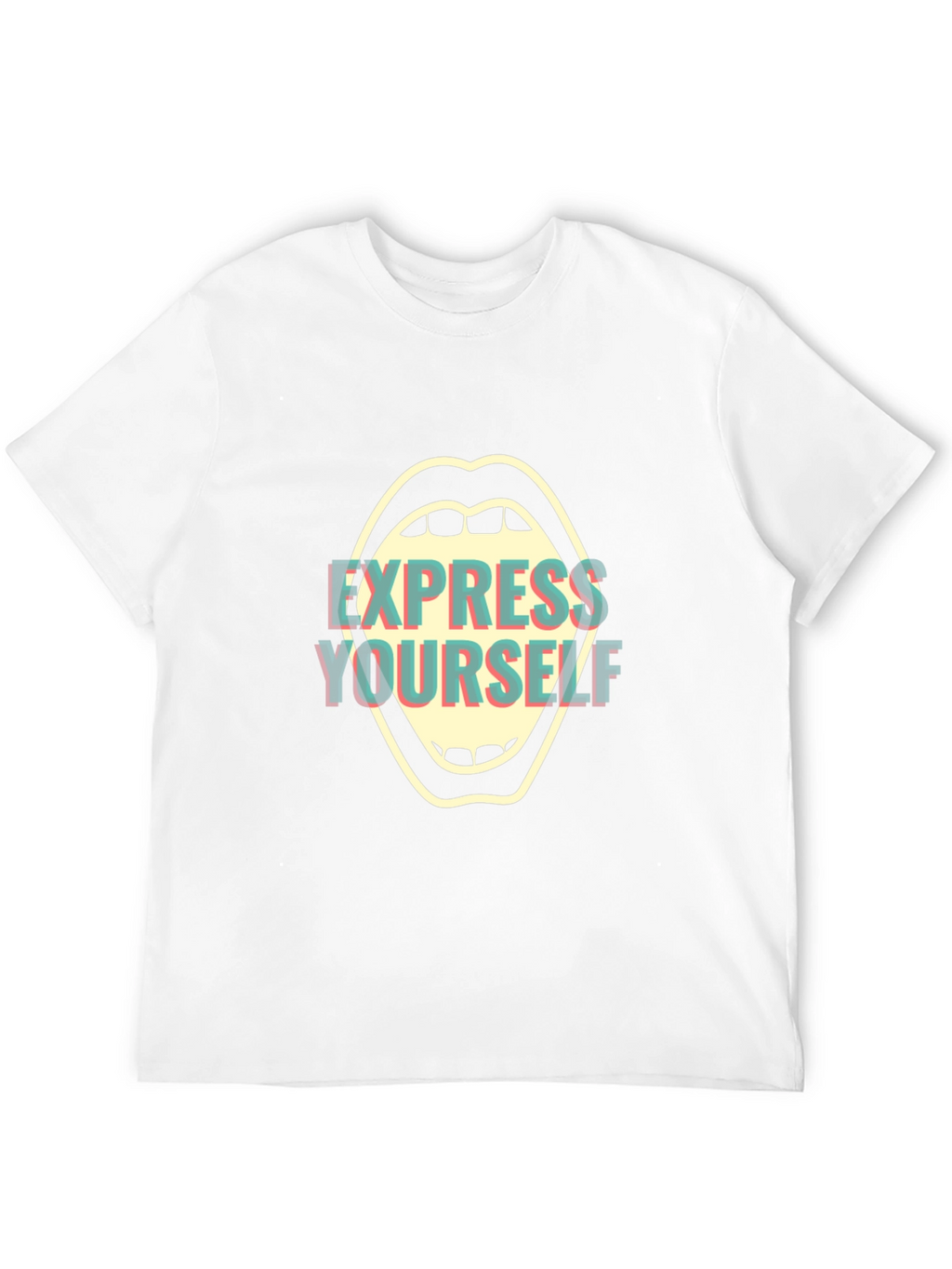 Express Yourself Graphic Tee - Bold Black Shirt
