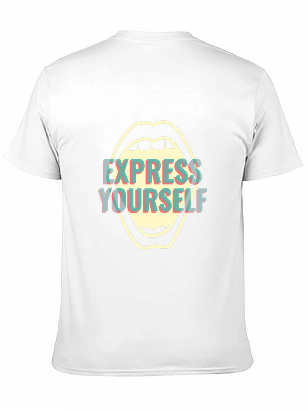 Express Yourself Graphic Tee - Bold Black Shirt