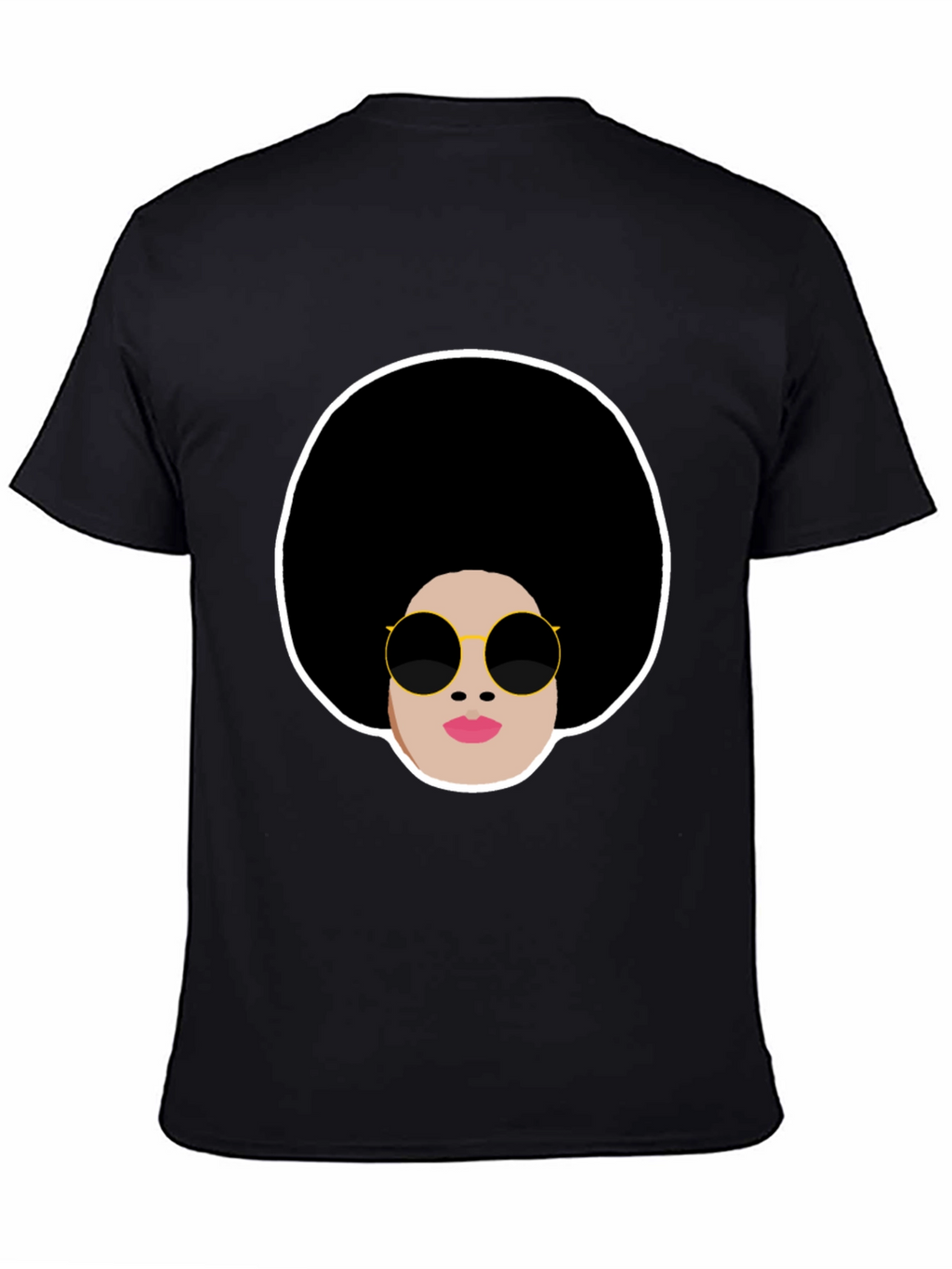 Retro Afro Woman Graphic T-Shirt