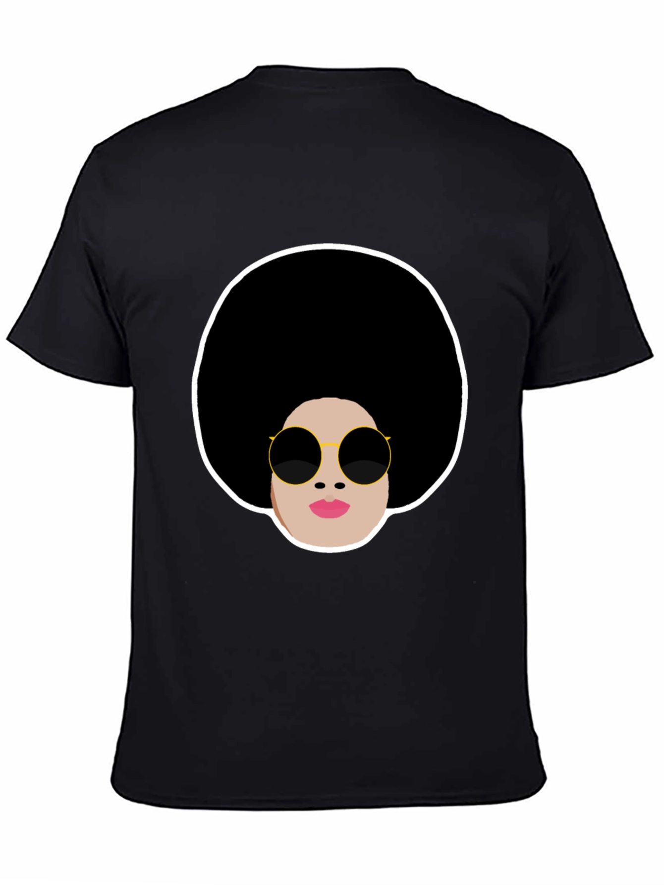Retro Afro Woman Graphic T-Shirt