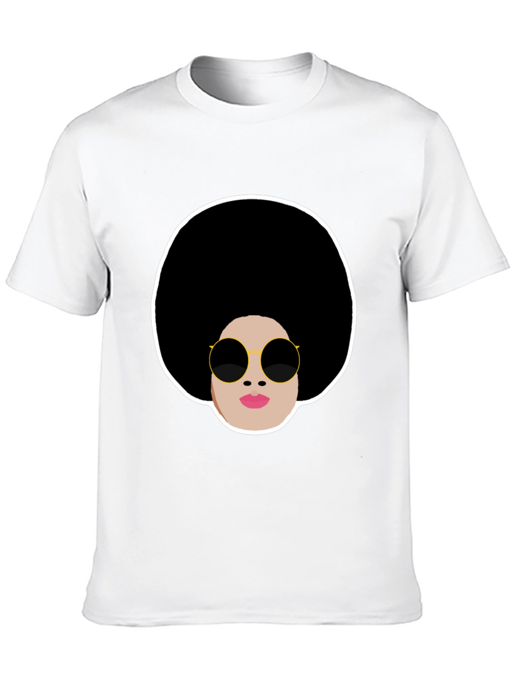 Retro Afro Woman Graphic T-Shirt