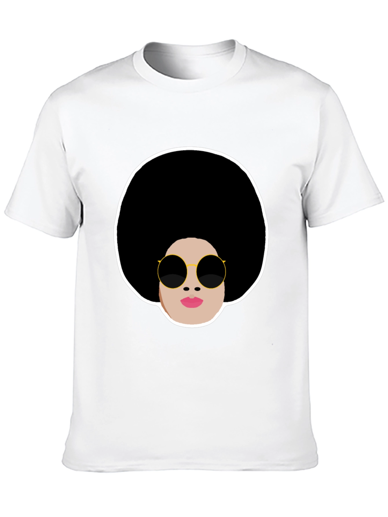 Retro Afro Woman Graphic T-Shirt
