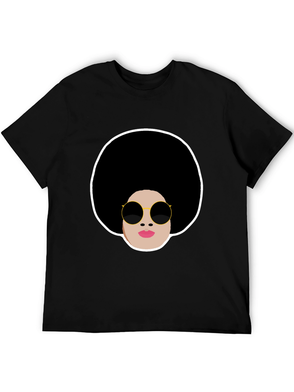 Retro Afro Woman Graphic T-Shirt