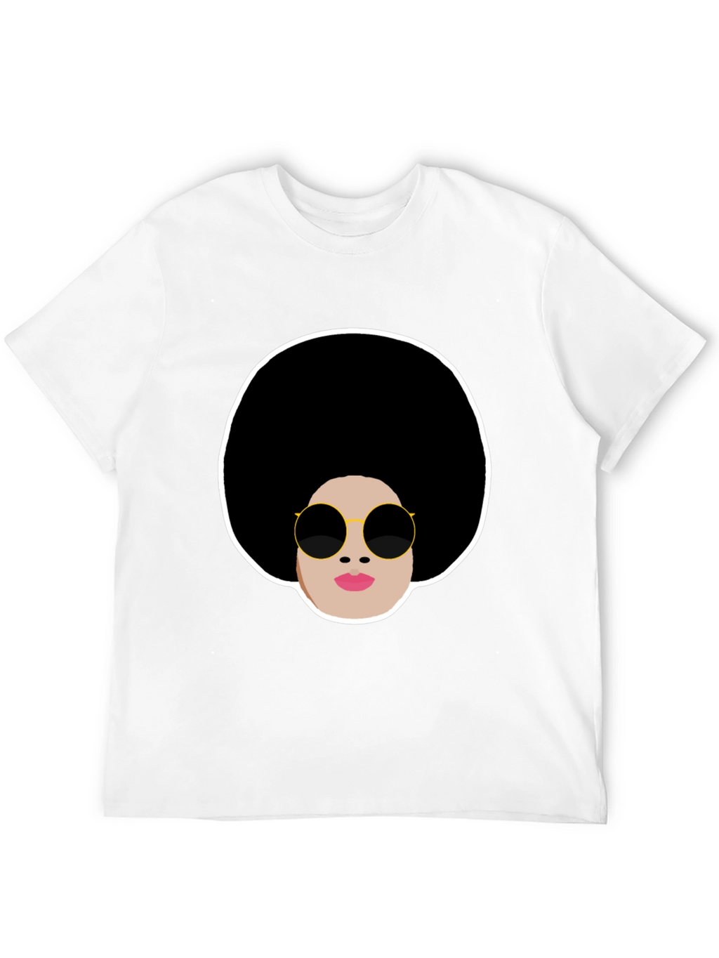 Retro Afro Woman Graphic T-Shirt