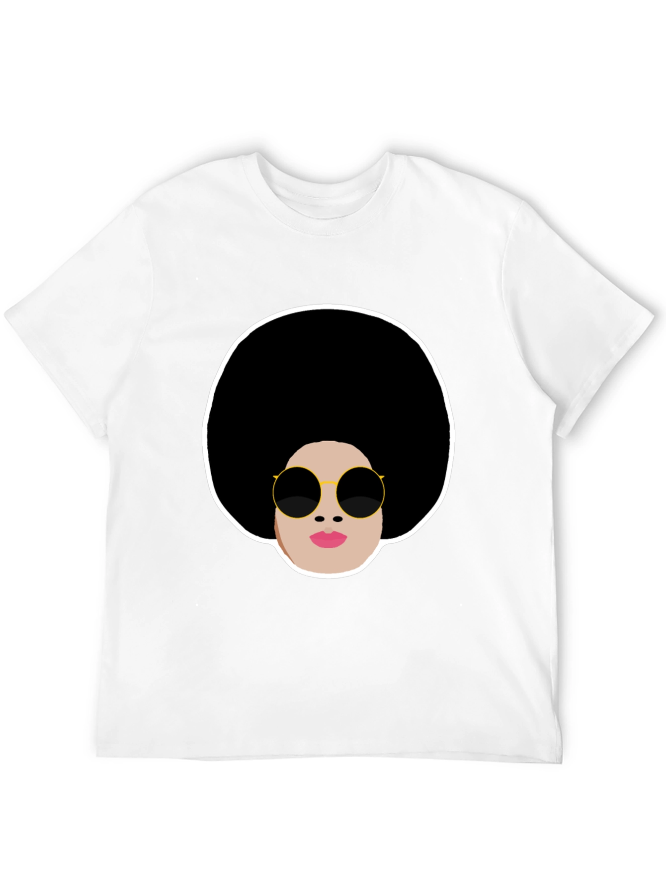 Retro Afro Woman Graphic T-Shirt