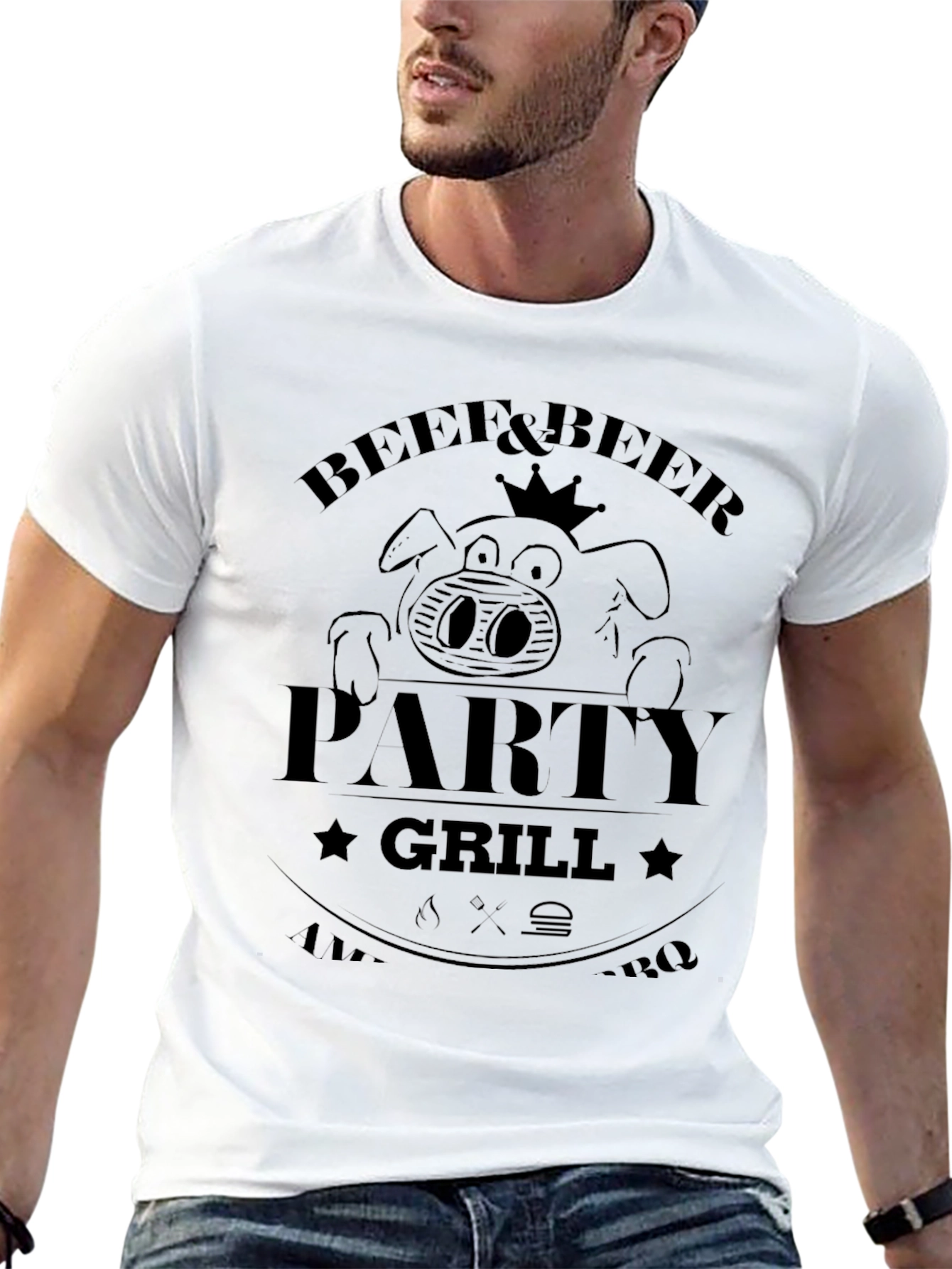 Beef & Beer Party Grill T-Shirt