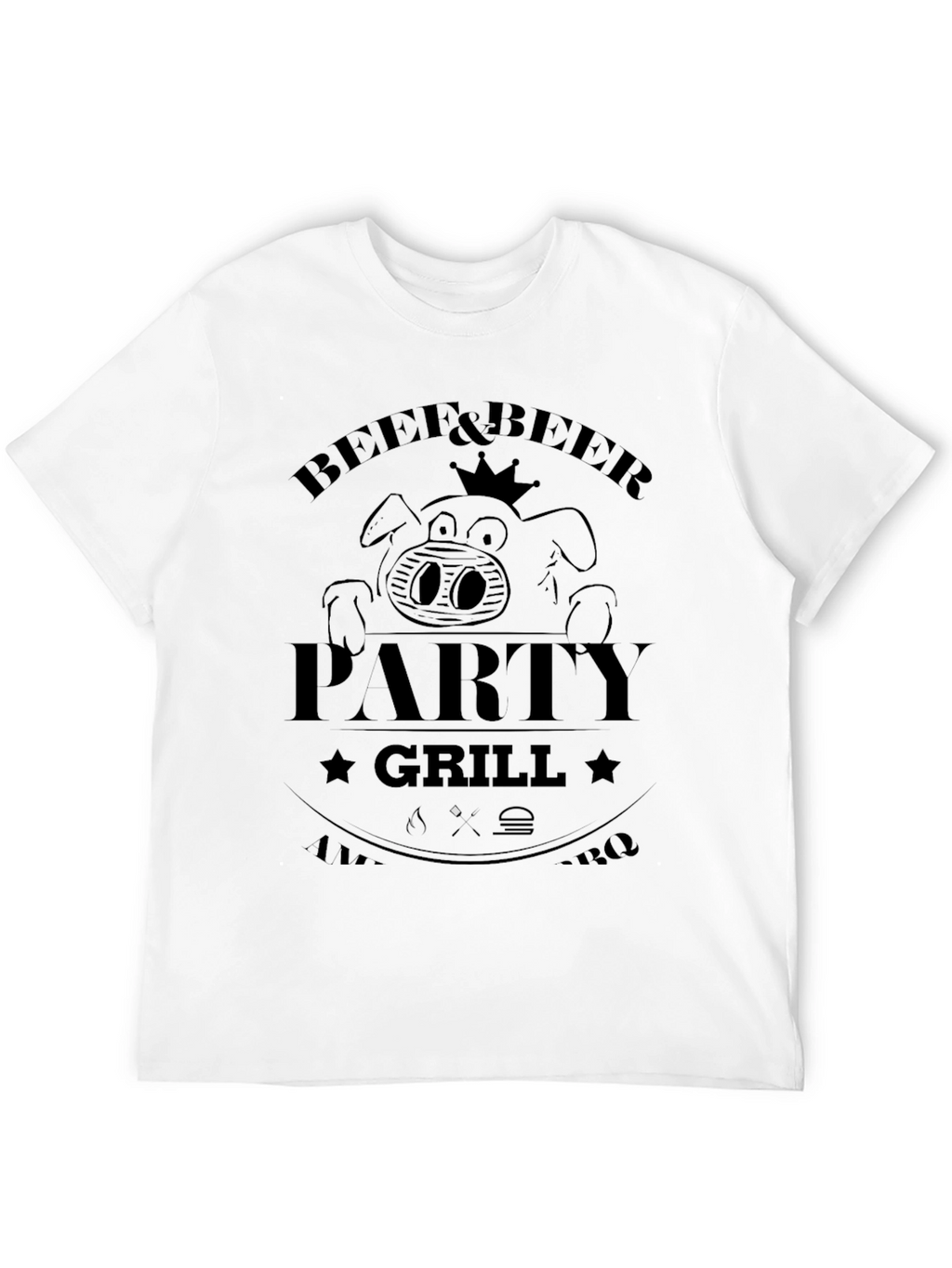 Beef & Beer Party Grill T-Shirt
