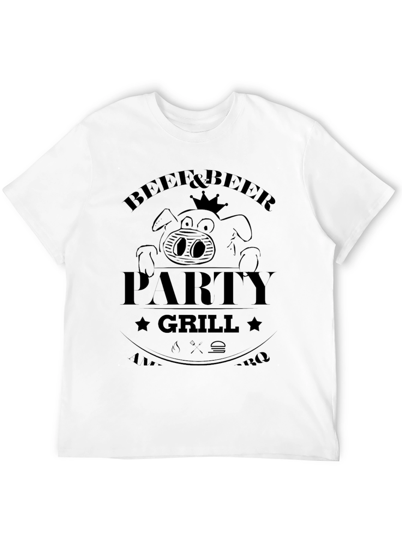 Beef & Beer Party Grill T-Shirt