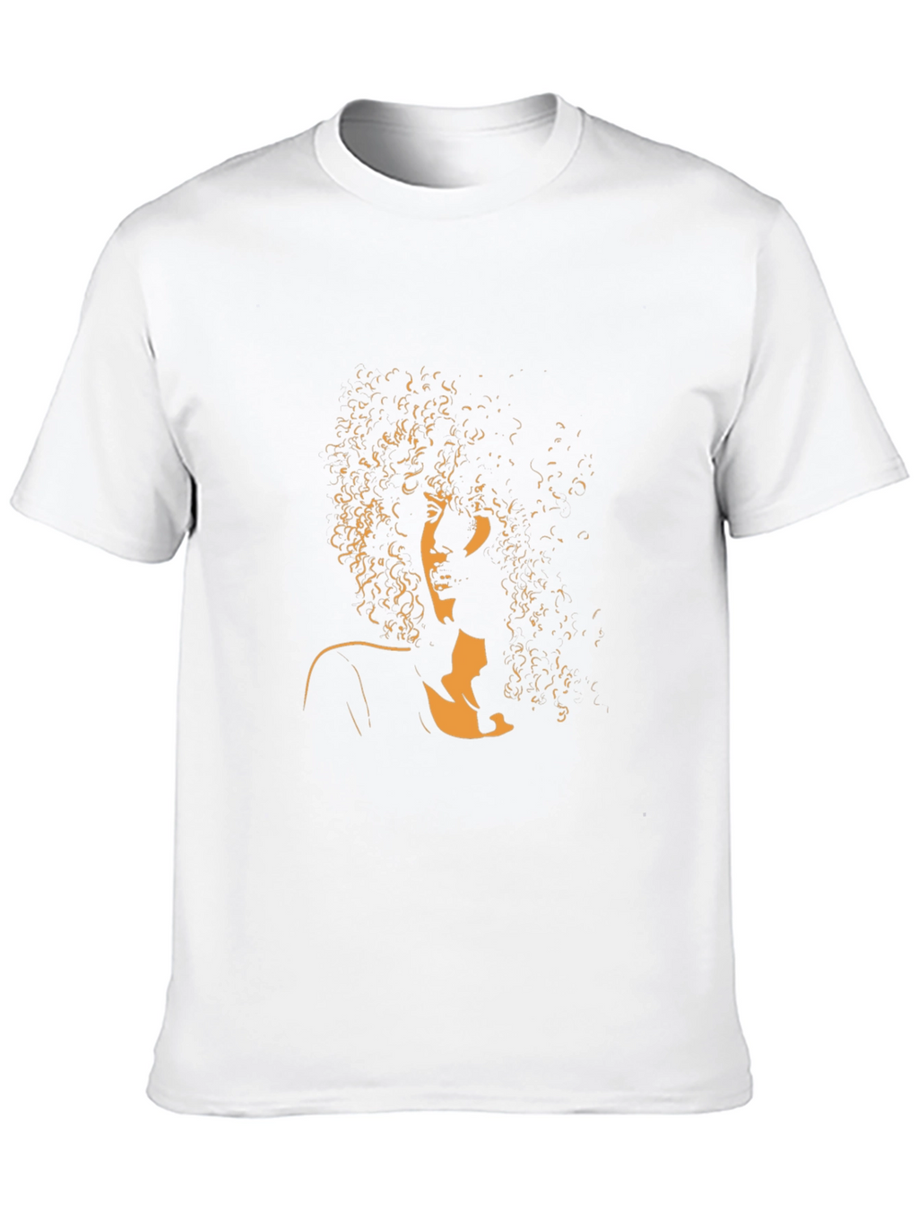 Retro Afro Silhouette Graphic Tee