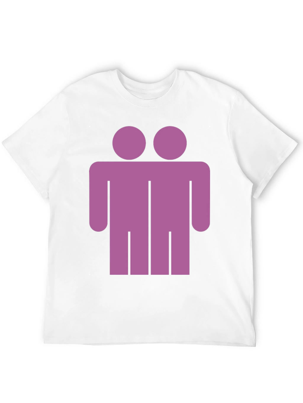 Two Headed Man Graphic Tee - Unique Novelty T-Shirt