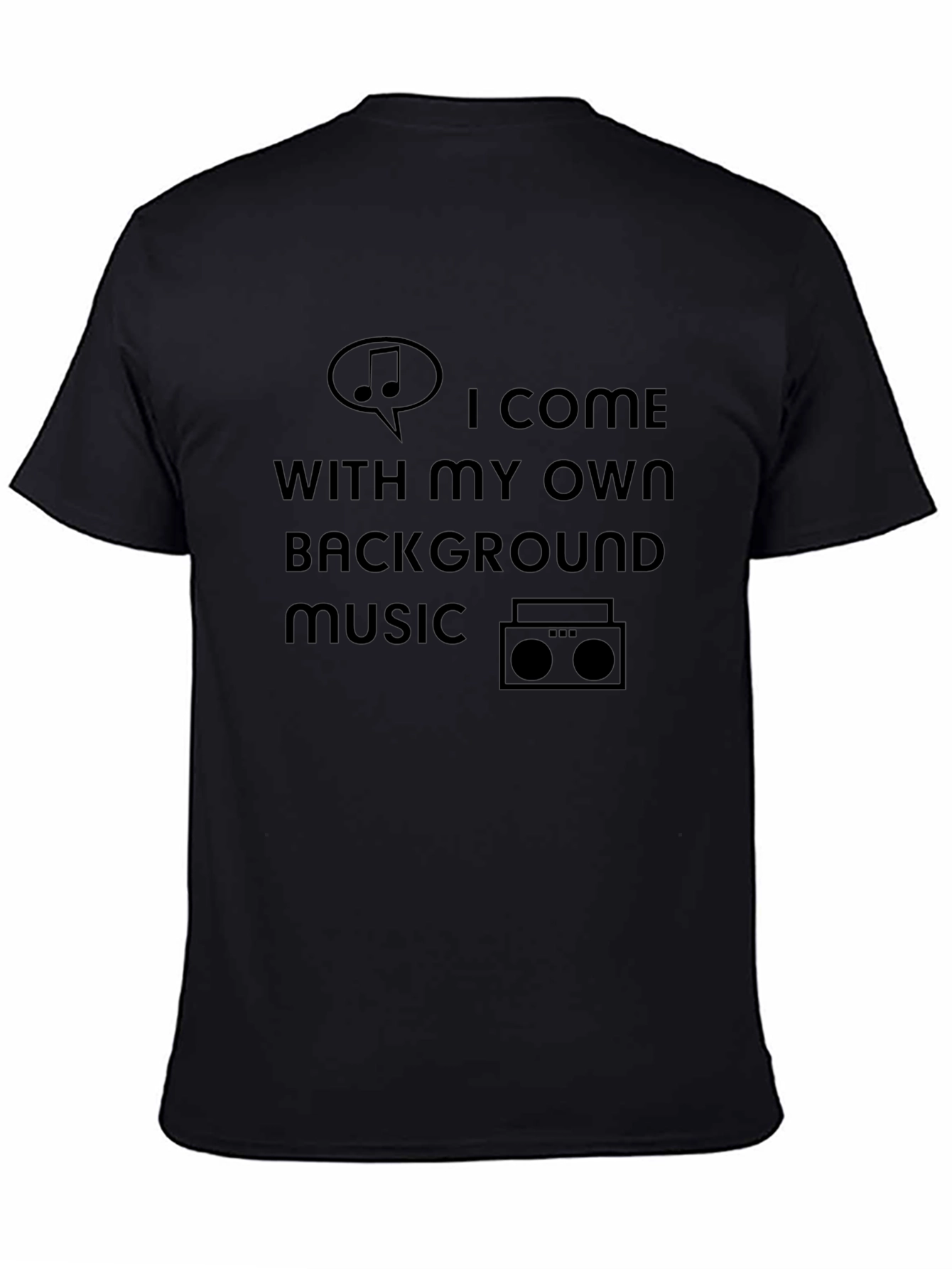 Funny Music Lover T-Shirt - Background Music