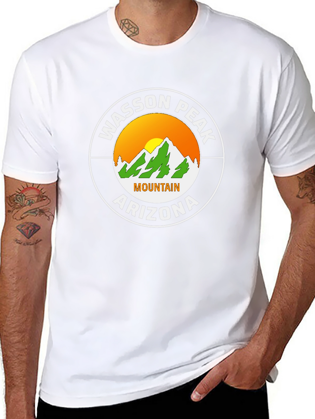Wasson Peak Mountain Arizona T-Shirt