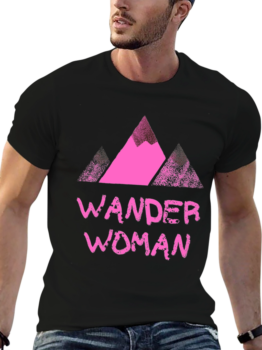 Wander Woman Mountain Graphic Tee